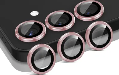 Produktbild von Kamera Linsenschutz Glas Set für Samsung Galaxy S25 Schutzglas Camera Linse Panzerfolie 9H Pink