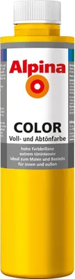 Produktbild von Alpina COLOR Voll- und Abtönfarbe Lucky Yellow 750 ml seidenmatt