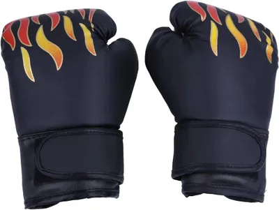 Produktbild von Kinder Boxhandschuhe Schwarz 7-13 Jahre Taekwondo Muay Thai
