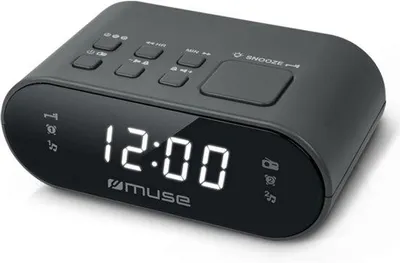 Imagen del producto de Radio despertador digital con DAB+ y FM, con 2 funciones de alarma