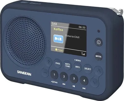 Zdjęcie produktu dla Sangean DPR-76 BT, Przenośny, Cyfrowy, DAB, DAB+, FM, 0,5 W, 8 Ω, LCD