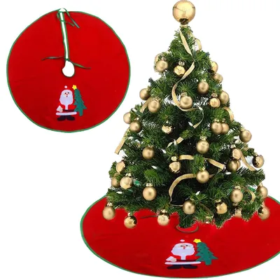 Weihnachtsbaumdecke rund 60 cm, Weihnachtsbaumrock, für kleine Bäume