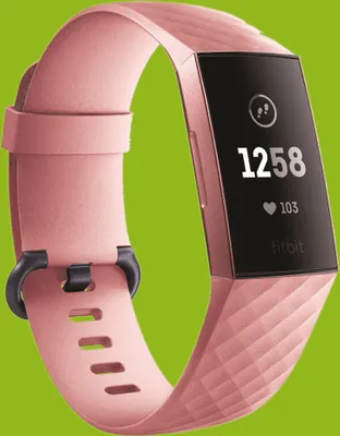 Immagine prodotto di Per Fitbit Charge 3 / 4 Cinturino in plastica / silicone per uomo / taglia L Orologio rosa