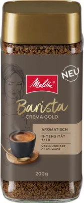 Produktbild von Melitta Barista Instant Kaffee Crema Gold, löslicher Kaffee, im Set