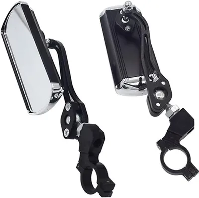 Fahrradspiegel Rückspiegel Aluminium Verstellbar für Fahrräder 21mm - 24mm