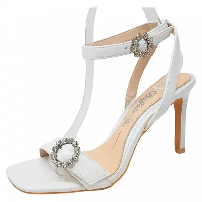Produktbild von Buffalo Elena Hochzeitsschuh Damen Sandalette in Weiß, Größe 40