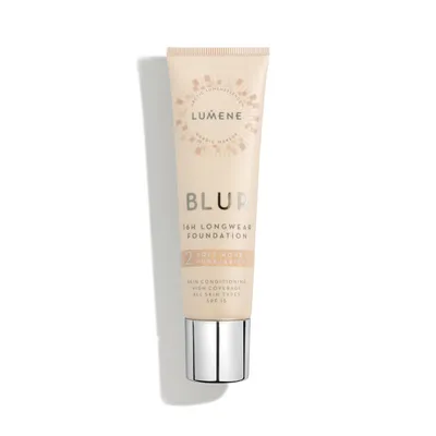Zdjęcie produktu dla Lumene Blur 16h SPF15 Wygładzający podkład 2 Soft Honey, 30ml