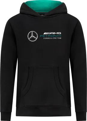 Obrázek produktu pro Dětská mikina Mercedes Jr Mapf1 Fw Logo Hoody Sweatshirt Black