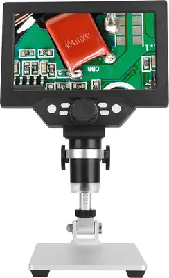 Zdjęcie produktu dla 7-calowy monitor LCD 1200X HD Elektroniczny mikroskop cyfrowy Lupa LED Narzędzie