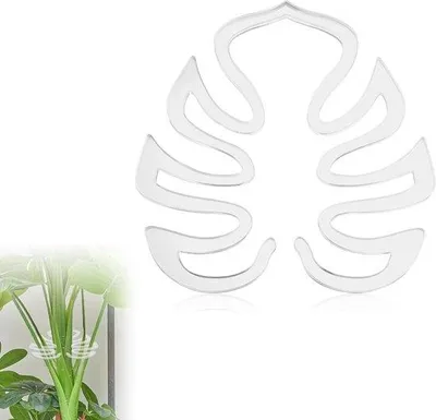 Immagine prodotto di Vasi da fiori in acrilico a forma di foglia con accessori per la crescita delle piante, adatti sia per piante da interno che da esterno