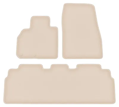 Productafbeelding van Velours automatten voor Renault Espace vanaf 2015 – 3-delig, beige, op maat – Wielganizator FORTUNA