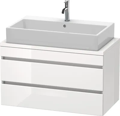 Produktbild von Konsolenunterschrank DURASTYLE 512x900x478mm taupe/weiß matt taupe/weiß matt
