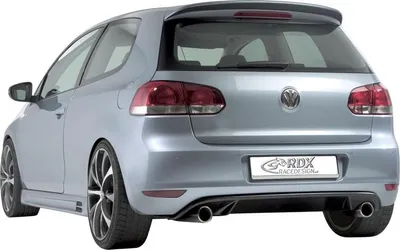 Produktbild von RDX Racedesign Heckdiffusor RDHA099 Hinten für VW GOLF VI (5K1) Polyurethan(Polyurethan)