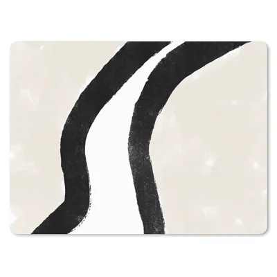 Produktbild von MuchoWow® Mauspad Mousepad Abstrakt - Linie - Design - Pastell 40x30 cm - Mousepads - Maus Mat - Pad - Mausunterlage - Anti Rutsch