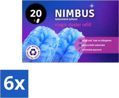Produktbild von NIMBUS Magic Duster Nachfüllpackung, 20 Stück - Vorteilspack - 6 Stücke