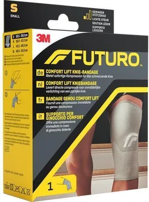 Immagine prodotto di FUTURO™ 76586DABI FUTURO™ Kniebandage Comfort Lift 76586DABI, Gr. S grau 30,5-36,8 cm, 1 St.