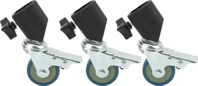 Obrázok produktu pre Otočné kolieska pre svetelné stojany,22mm otočné kolieska pre svetelné stojany,Štúdiové otočné kolieska,Súprava blokovacích koliesok pre svetelné stojany,Blokovacie otočné kolieska,Otočné kolieska pre svetelné stojany s brzdou