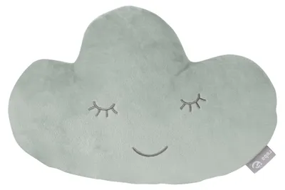 Produktbild von roba Kuschelkissen 'roba Style' Wolke frosty green, flauschiges Dekokissen für Baby- & Kinderzimmer