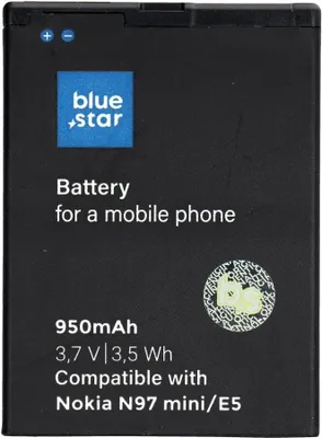 Immagine prodotto di BlueStar ricaricabile telefono batteria sostituzione Nokia N97 Mini E5 N8 950 mAh Li-Ion BL-4D