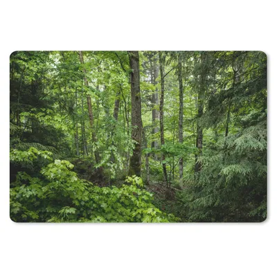Produktbild von MuchoWow® Mauspad Mousepad Wald - Baum - Grün 27x18 cm - Mousepads - Maus Mat - Pad - Mausunterlage - Büroartikel - Desk Matten