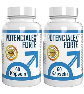 Produktbild von Potencialex Forte  - 120 Kapseln (2x60 Kapseln), 2er Pack