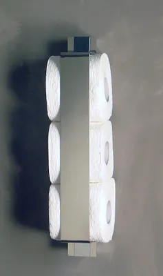 Produktbild von Toilettenpapierhalter, Ersatzrollenhalter für die Wand aus Edelstahl (3Rollen)