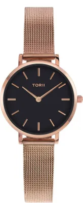Produktbild von Damenarmbanduhr TORII R28RS.BR in Roségold, klassische Mode