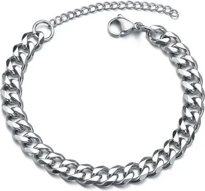 Produktbild von Elegantes Silberarmband TO-39043 für Herren KP39043