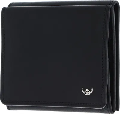 Immagine prodotto di Golden Head portafoglio scatola viennese Polo RFID Protect Billfold Coin Wallet With Large Coin Compartment Black nero
