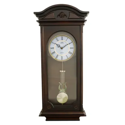 Obrázok produktu pre Drevené nástenné hodiny s kyvadlom MPM E05.3893.54, 72cm