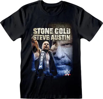Image de WWE - T-shirt "Stone Cold Steve Austin" pour homme/femme unie HE3438 (M) (Noir)
