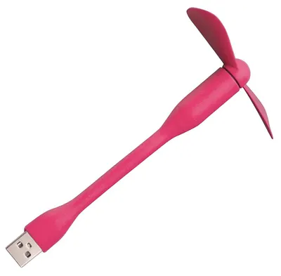 Obrázek produktu pro Mini USB ventilátor TUF1 - Růžový | Techsuit KP37057