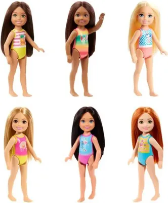 Obrázok produktu pre MATTEL Brb Chelsea Beach Dolls, Sort. 0 0 0