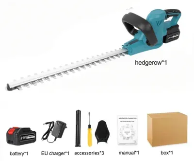 Obrázek produktu pro Akumulátorové nůžky na živé ploty – 2000 W, bezuhlíkový motor – 18V lithium-iontová baterie (1 kus) – dvojitá čepel o délce 51 cm – tloušťka řezu 26 mm – 7200 zdvihů za minutu