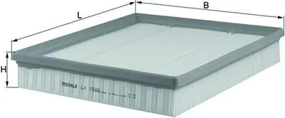 Produktbild von Kraftstofffilter MAHLE KL 536 Leitungsfilter
