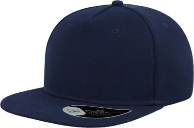 Image de Atlantis Flat Visor 5 panneau Casquette LT887 (Taille unique) (Bleu marine)