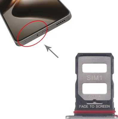 Produktbild von Für Xiaomi 14T 5G SIM Kartenhalter Dual SIM Card Tray Reparatur Ersatzteil Gold