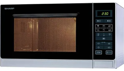 Image de Sharp R-742INW Micro-ondes combiné argent métallisé
