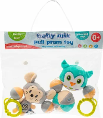 Imagen del producto de 45087/8544-48 Cochecito de juguete "Ratón y Búho" para niños
