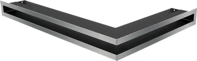 Produktbild von Eck-Lüftungsgitter LUFT links 60x40x6 Edelstahl