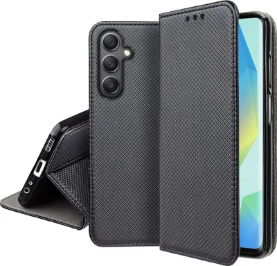 Zdjęcie produktu dla Etui Do Samsung Galaxy A16 5G Smart Magnet Case Portfel + Szkło 9H