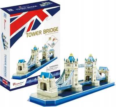 Immagine prodotto di DANTE Cubic Fun Puzzle 3D Tower Bridge 52 pezzi 02385