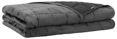 Immagine prodotto di Coperta ponderata, colore antracite, 135 x 200 cm, 6 kg, 100% cotone, modello 205T