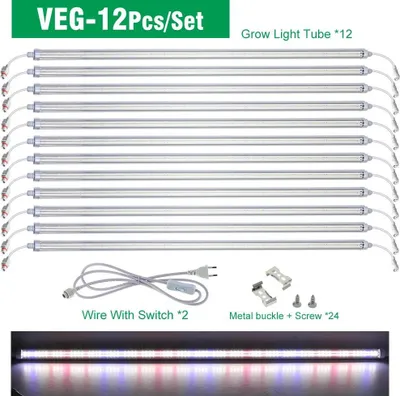 Produktbild von T8 LED Pflanzenlampe - Grow-Röhre - 30 W - AC 85–265 V - SMD2835 - Für vegetatives Wachstum - Blau