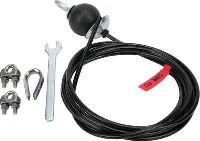 Produktbild von Verstellbares Gym-Kabel, Fitness-Stahldrahtseil für Heim-Riemenscheibensystem, 3 m