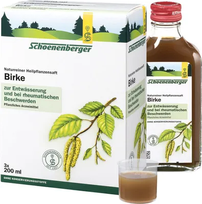 Immagine prodotto di Schoenenberger Succo di betulla naturale puro 3X200 ml