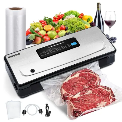 Produktbild von Vakuumiergerät Vakuumverpackungsgerät - Professionell - 30 cm - Silber - Für Lebensmittel