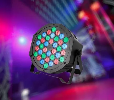 Obrázek produktu pro Party světla – 36 LED – dálkové ovládání – ovládání DMX – osvětlení na oslavy – disco lampa