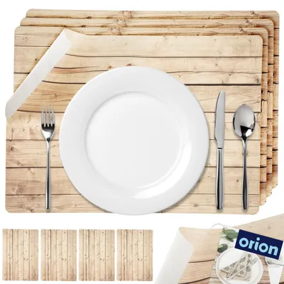 Produktbild von Orion Tischuntersetzer Telleruntersetzer Tischunterlage Tischmatte rechteckig 43x30 cm 4 Stk.