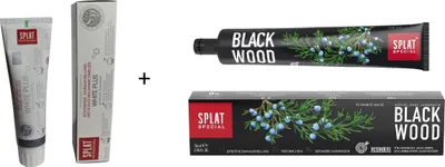 Produktbild von Splat Blackwood 75 ml + Splat White Plus 100ml